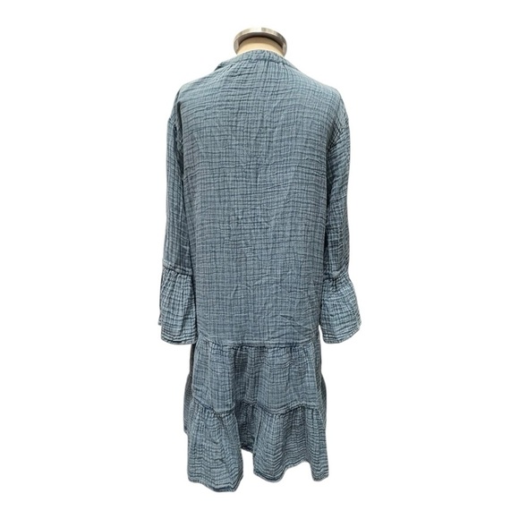 Faherty Dune Cotton Gauze Kasey Midi Dress Size Medium  NEW - Picture 7 of 13
